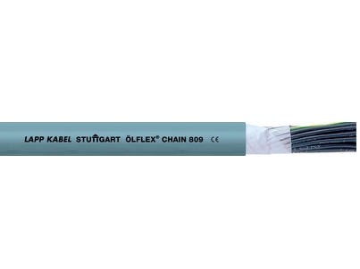 Lapp ÖLFLEX CHAIN 809, 50 m, Blå, PVC, 181 kg/km, 363 kg/km, 4000 V