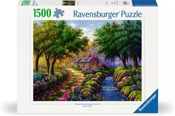 Puslespil Ravensburger Puslespil 1500 Brikker Hus Ved Søen