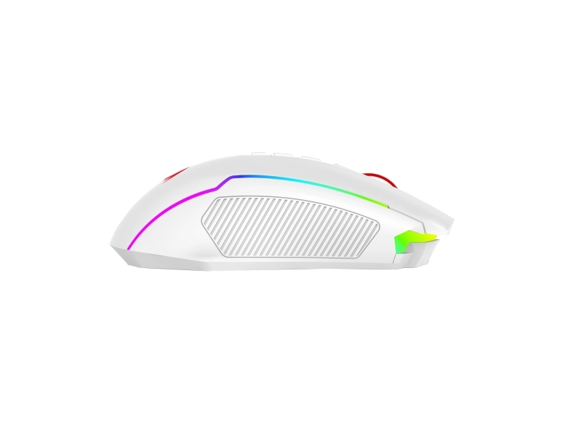 Redragon M914w-Rgb Nix, Rf Wireless + Bluetooth + Usb Type-C, Hvid