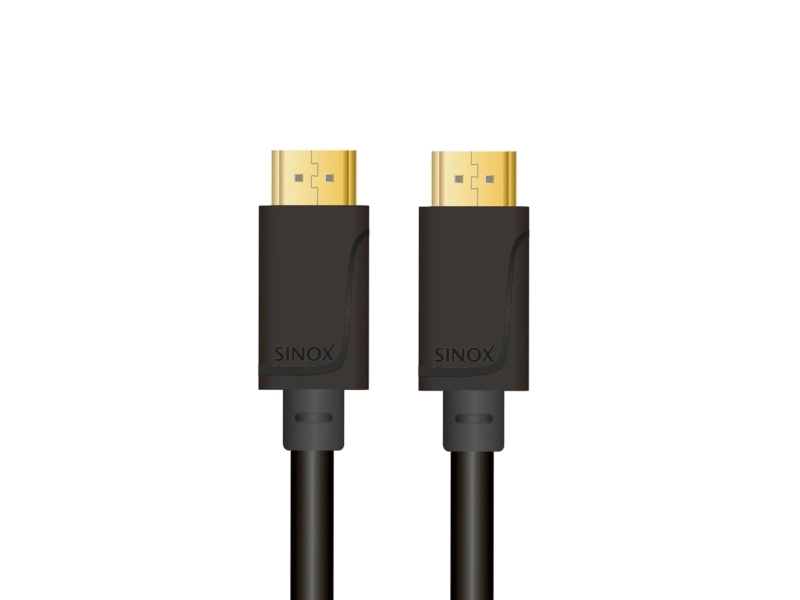 Sinox SXV12610, 10 m, HDMI Typ A (standard), HDMI Typ A (standard), 18 Gbit/s, Ljudreturkanal (ARC), Svart | Datortillbehör - Kablar & adaptrar - Bildkablar | GameStuff