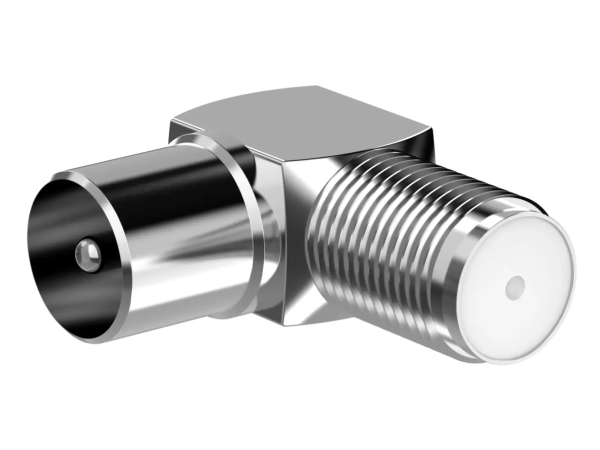 Sinox hane vinklad F-kontakt | Datortillbehör - Kablar & adaptrar - Bildkablar | GameStuff