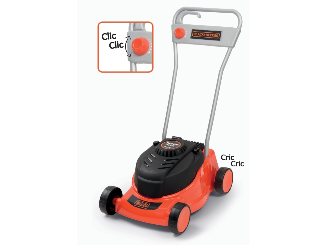 Smoby Gartengeräte B+D Mechanical Lawn Mower, 2 månad(er), 4 hjul, Sort, Rød | Trädgården - Pools & Vatten spel - Vattenleksaker | GameStuff