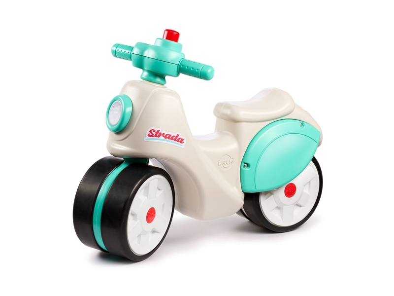 Alternativ bild 0 för Strada første års scooter cremfarvet og grøn FALK (808-014)