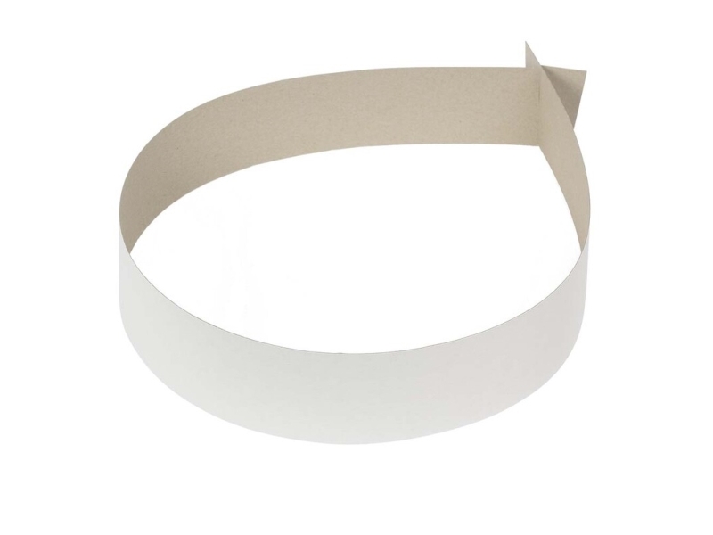 Papring karton Ø277x55 mm til aluplatte 7-rum,200 stk/krt