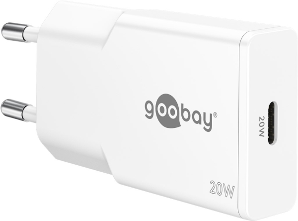 Goobay Slim, inomhus, AC, 12 V, Vit | Tele & GPS - Mobil tillbehör - Övriga tillbehör | GameStuff