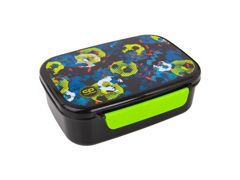 Coolpack Breakfast Box With Compartment Foodyx Football Blue