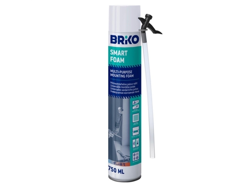 Mounting foam Briko Smart Foam, 750 ml | Färg & Tillbehör - Målningsverktyg - Rollers | GameStuff