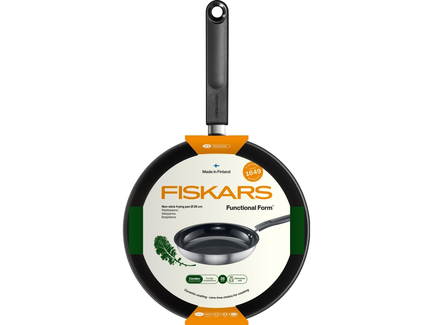 Fiskars 1072311 Trådløs Form Pande 260 Mm