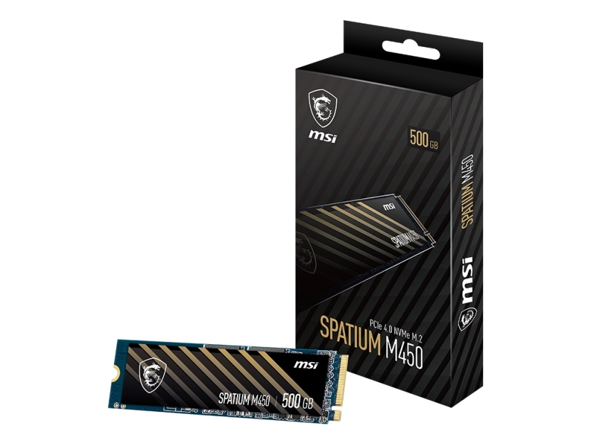 Msi Spatium - Ssd - 500 Gb - Intern - M.2 2280
