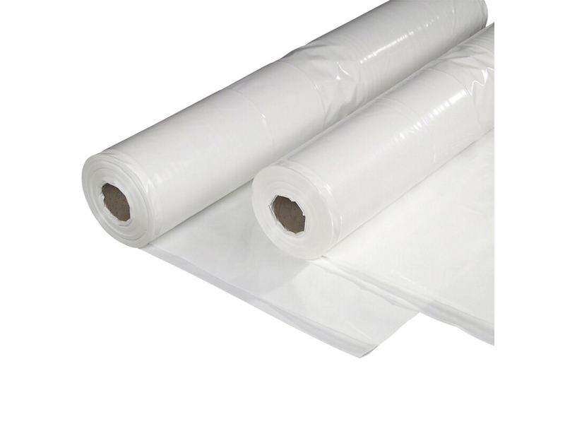 Plastik Pe Hvid 2X50mx0,15Mm Uv-B 13,8Kg Foldet 1 Gang