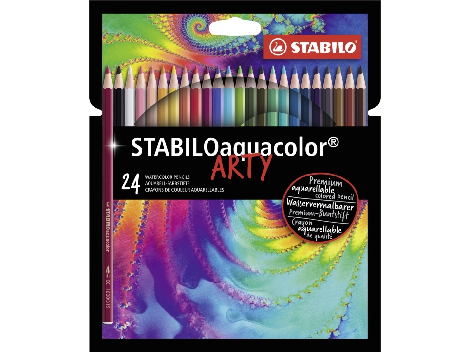 Stabilo Aquacolor Arty, Mehrfarbig, 24 Stück(E)