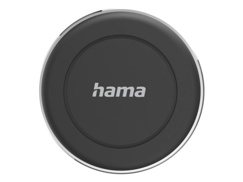 Hama Magnet, Mobiltelefon/Smartphone, Passiv Holder, Bil, Sort, Sølv