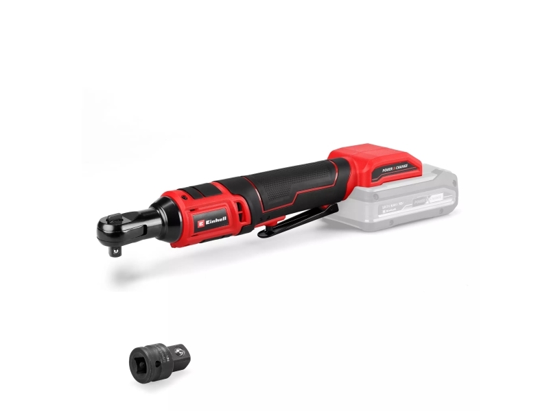 Einhell TE-RW 18/60 Li-Solo, Mutterdragare, Borstlös, Svart, Röd, 3/8, 260 RPM, 60 nm - SOLO