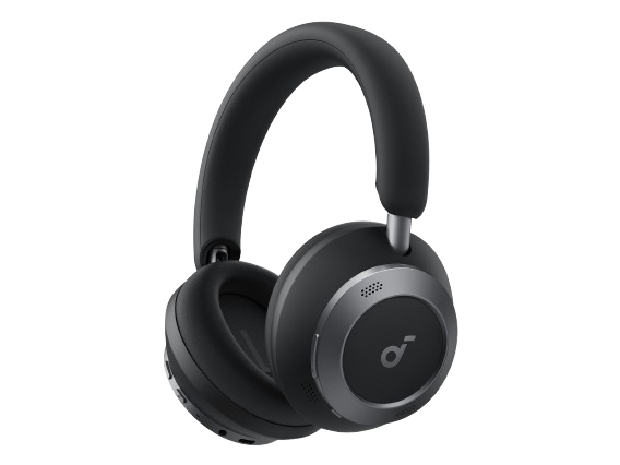 Anker Soundcore Space One Pro, Kabel & Trådløs, Opkald/Musik, 286,2 G, Headset, Sort