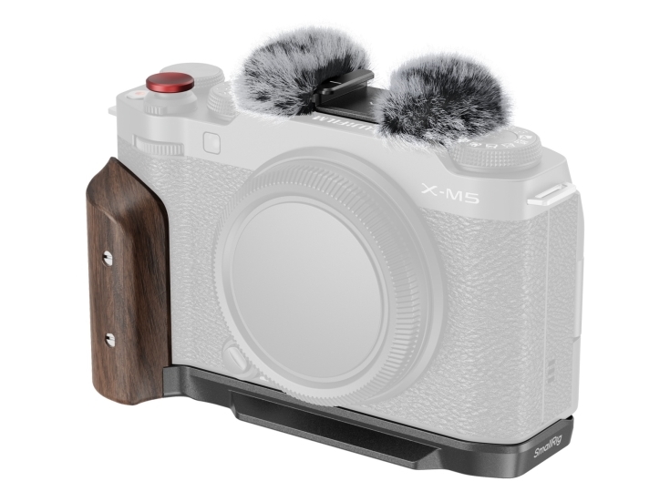 SmallRig 5260, Håndtag, Sort, Træ, Aluminium, Træ, 1/4-20, FUJIFILM X-M5, 47,6 mm