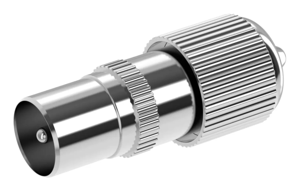 Sinox SOV01516, Hankoppling, Rostfritt stål, Metall, Upphängbar förpackning, 1 styck | Datortillbehör - Kablar & adaptrar - Bildkablar | GameStuff