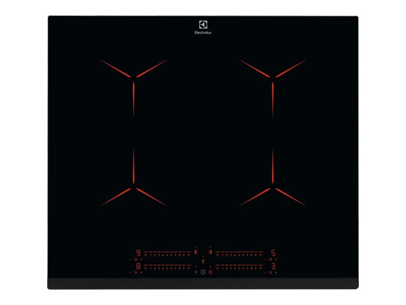 Electrolux Pure HOP670MF - 600 Series - induktions kogeplade - 4 plader - Niche - bredde: 56 cm - dybde: 49 cm - sort