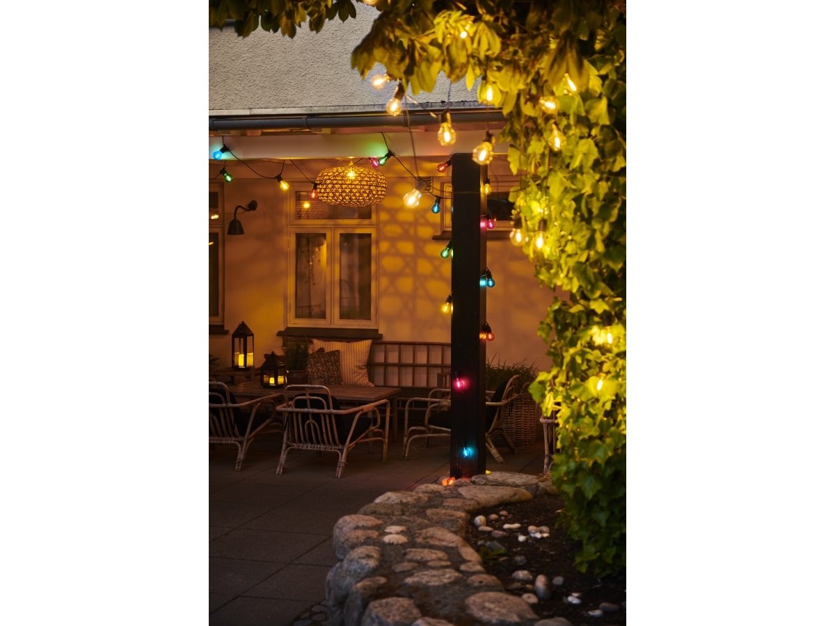 Sirius Home 69500, 10 lamp(s), LED, Outdoor, Black, Transparent, DC, 24 W | Belysning - Annan belysning - Ljusslingor | GameStuff