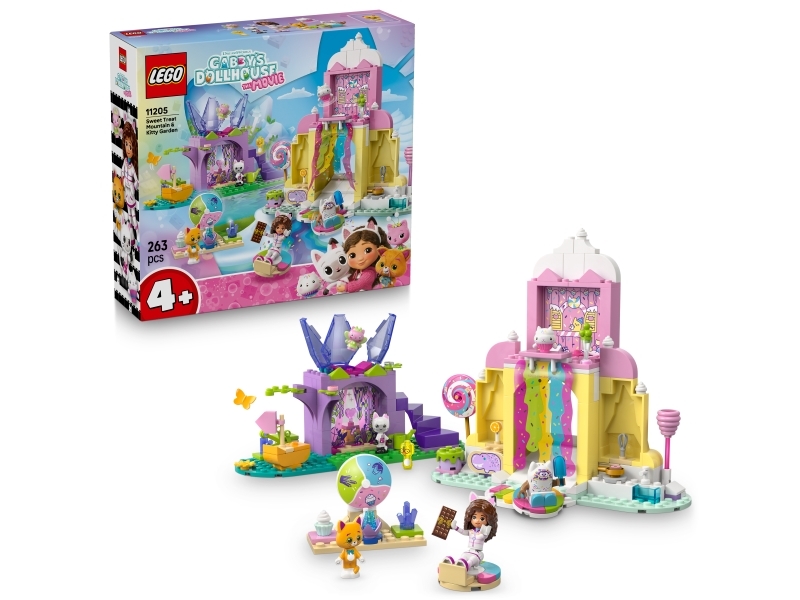LEGO - Gabby's Dollhouse - Sweet Treat Mountain & Kitty Garden (11205) - GEEKD.dk