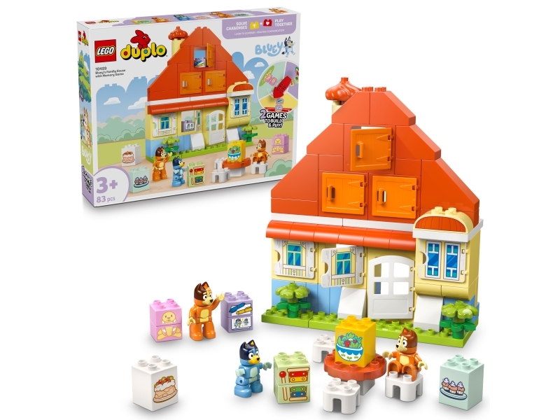 LEGO DUPLO Bluey 10459 Blueys hus med memoryspel | LEGO® - LEGO® teman D-I - LEGO DUPLO | GameStuff