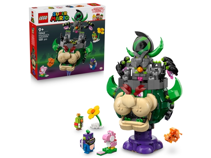 LEGO ® Super Mario - Prince Florian Og Castle Bowser 72042 - 1251