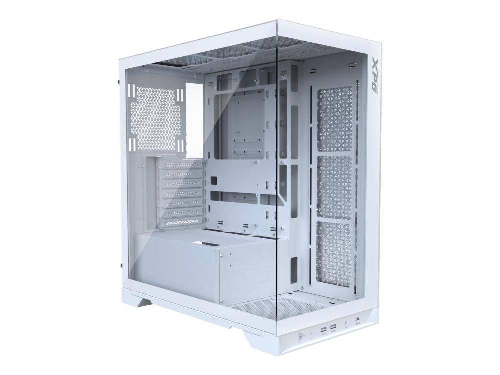 Xpg Invader X, Midi Tower, Pc, Weiß, Atx, Micro Atx, Mini-Atx, Spcc, Blau, Grün, Rot
