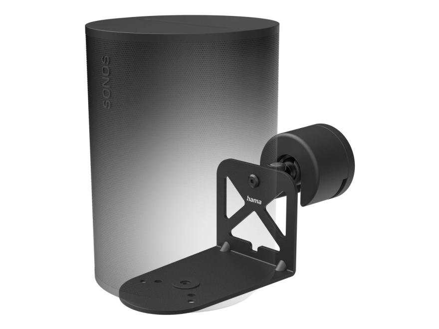 Hama 00220895, Wand, Aluminium, Kunststoff, Stahl, 5 Kg, Schwarz, -60 - 40°, Sonos Era 100 / 300
