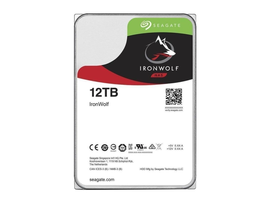 Harddisk - 12 TB - intern - 3.5 - 7200 rpm - med 3 års Seagate Rescue Data Recovery