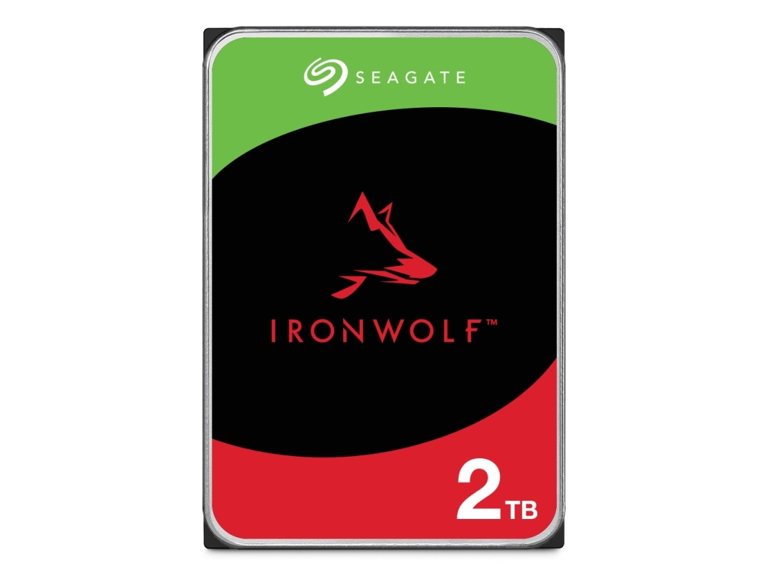 Seagate IronWolf - Hårddisk - 2 TB - intern - 3,5 - 5400 rpm - buffert: 256 MB - med 3 års Seagate Rescue Data Recovery | Datorkomponenter - Hårddisk & Lagring - Interna hårddiskar | GameStuff