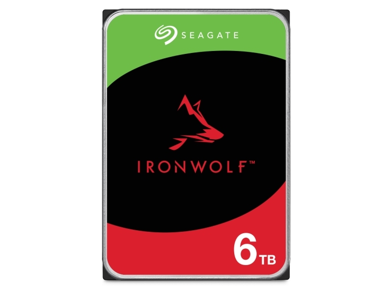 Seagate IronWolf - Hårddisk - 6 TB - inbyggd - 3.5 - 5400 rpm - buffert: 256 MB - med 3 års Seagate Rescue Data Recovery | Datorkomponenter - Hårddisk & Lagring - Interna hårddiskar | GameStuff