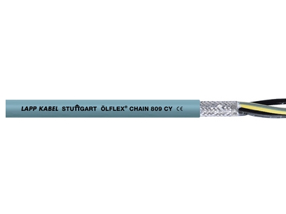 Lapp Ölflex Chain 809 Cy, Blå, Pvc, 36 Kg/Km, 45 Kg/Km, 4000 V, 0,5 Mm²