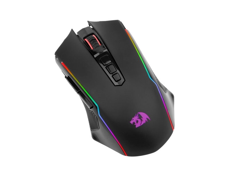 Redragon M914-Rgb Nix, Rf Wireless + Bluetooth + Usb Type-C, Sort