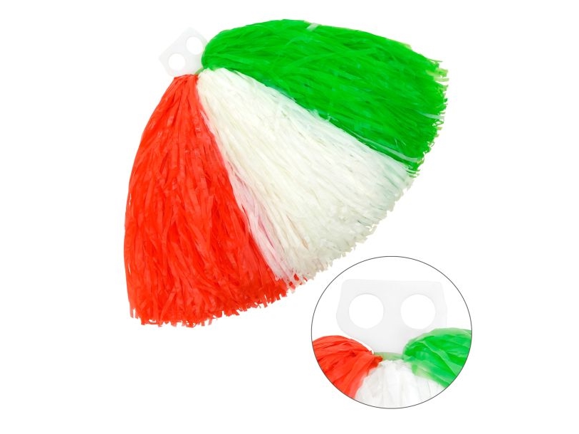 Rote, Weiße Und Grüne Bommel