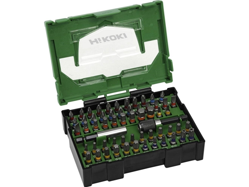 Hikoki 40030024 Bit-Box T-Profil, Gekerbt, Phillips, Pozidriv Phillips, Hexagon Inkl. Bithalter