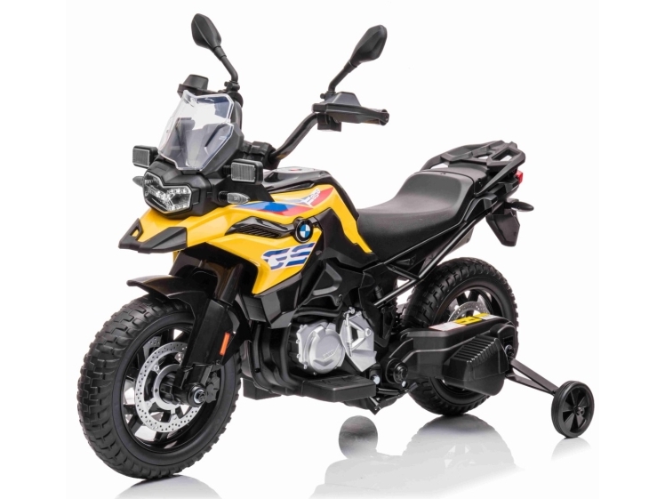 BMW F850 GS EL Motorcykel för barn 12V litium, gul | Utomhusleksaker - El & Bensinfordon - Elbilar för barn 12/24V | GameStuff