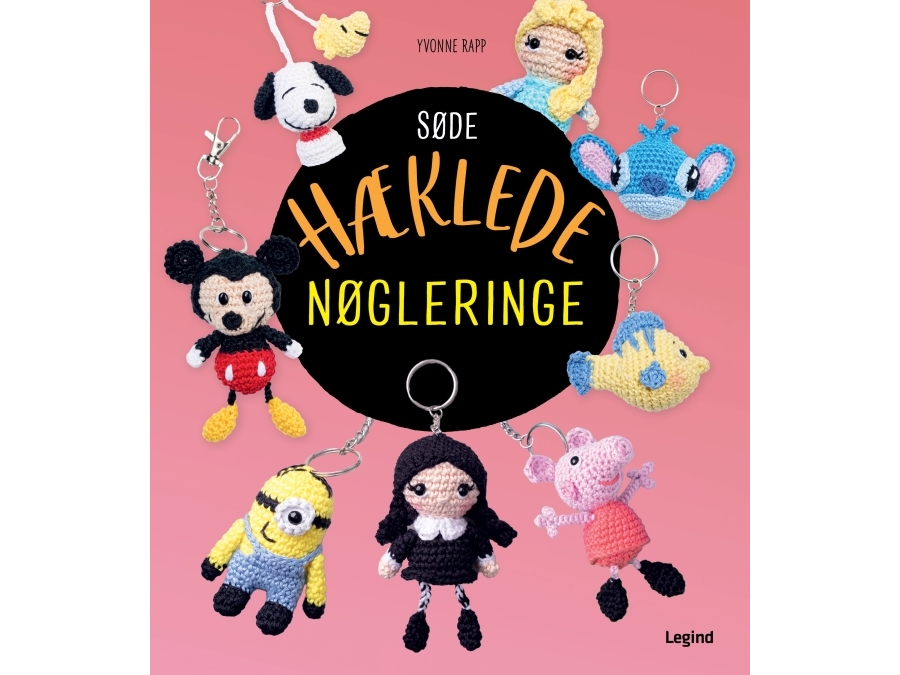 Søde hæklede nøgleringe | Yvonne Rapp