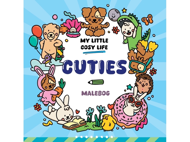 Malebog: Cuties - Cozy Coloring | Skola & Hobby - Till skolväskan - Målarböcker | GameStuff