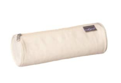 Pagna 22518-11, Weiches Federmäppchen, Beige, Einfarbig, Reißverschluss, 220 Mm, 70 Mm
