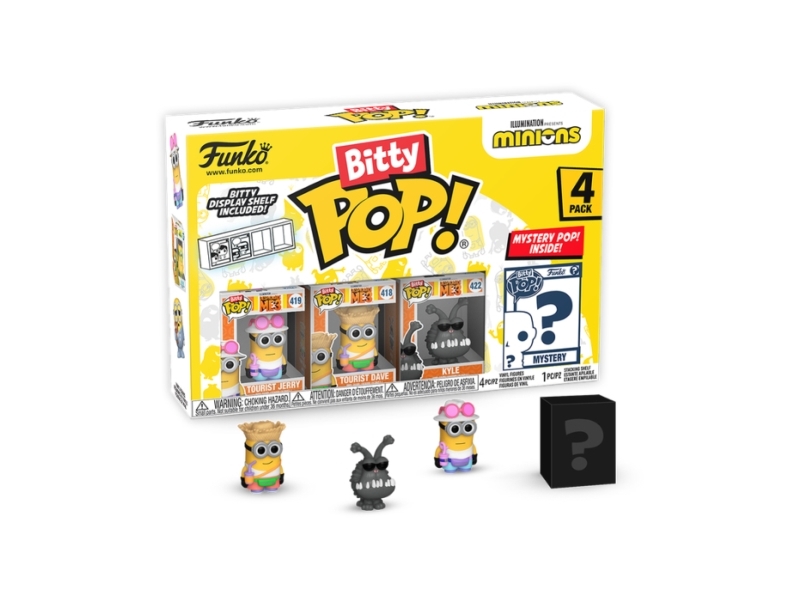 FUNKO Bitty POP! Figūrėlių rinkinys: Minions, ~3 cm (4 vnt.)