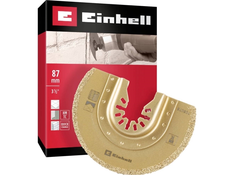 Einhell 708078 S&aring;gblad halvrund HM, 87mm H&aring;rdmetall, HCS s&aring;gblad 87 mm 1 st