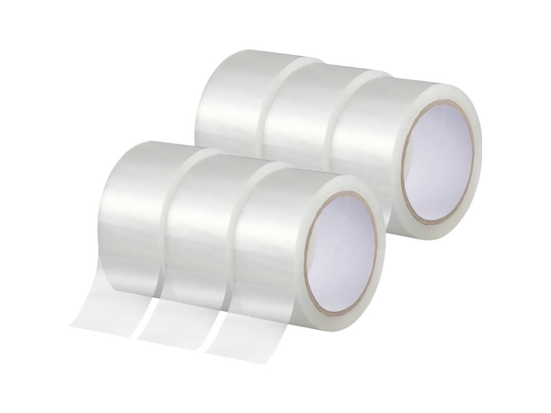 Toolcraft To-10187127 Pakkebånd Transparent (L X B) 66 M X 50 Mm 6 Stk