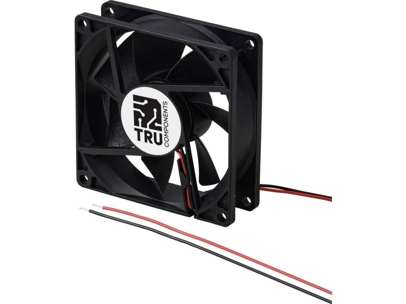 Tru Components Tc-Mx8025-24V0.05A Axiallüfter 24 V/Dc 46,8 M³/H (L X B X H) 80 X 80 X 25 Mm