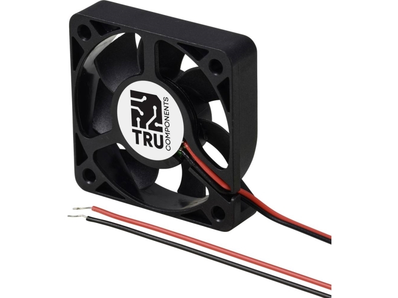 TRU COMPONENTS TC-MX5010-12V0.05A axialfläkt 12 V/DC 16,8 m³/h 50x50x10 mm | Ventilation & Klimat - Ventilation - Övriga | GameStuff