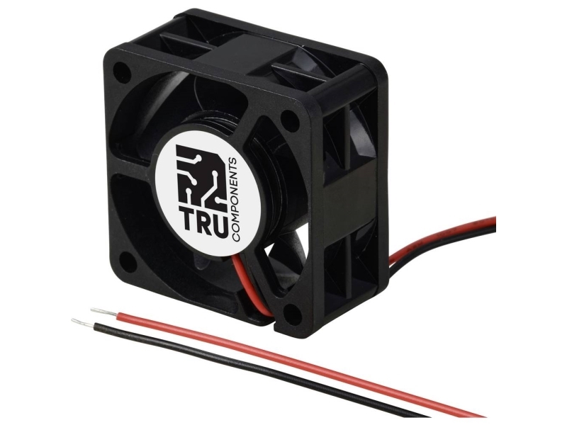TRU COMPONENTS TC-MX4020-12V0.08A Aksial ventilator 12 V/DC 14.4 m³/h (L x B x H) 40 x 40 x 20 mm
