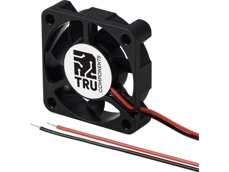 TRU COMPONENTS TC-MX4010-12V0.03A Aksiaalituuletin 12 V/DC 7,2 m³/h (L x L x K) 40 x 40 x 10 mm