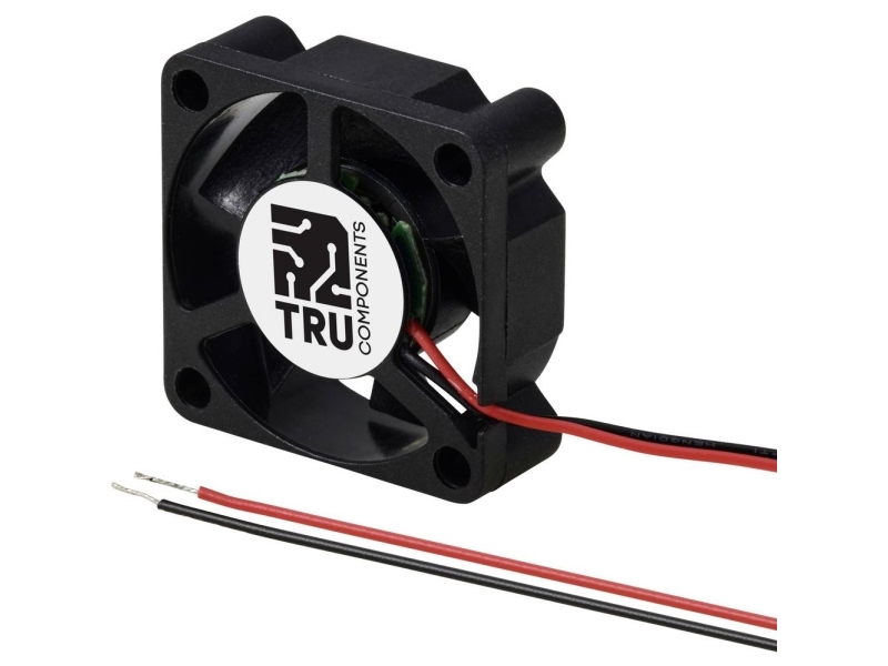 TRU COMPONENTS TC-MX3010-5V0.08A Aksial ventilator 5 V/DC 3.6 m³/h (L x B x H) 30 x 30 x 10 mm