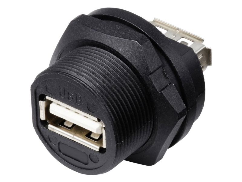 Usb 2.0 Anschluss Auf Anschluss Ip67 (Gewinde) Tc-E13t-Fu2-Prf