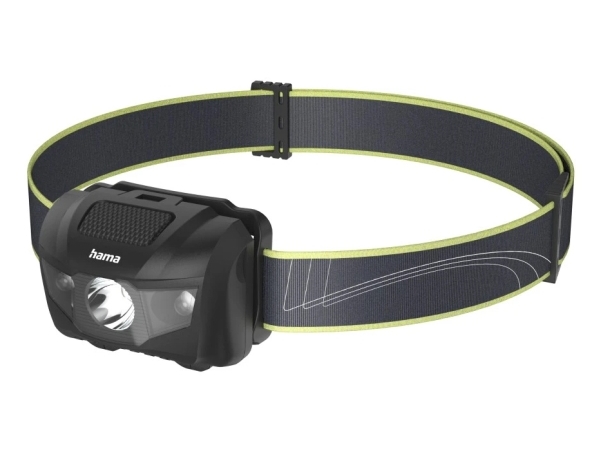 Hama Hl200, Hovedbånd Lommelygte, Sort, Blå, Gul, Plast, Led, 3 Lampe( R), 200 Lm