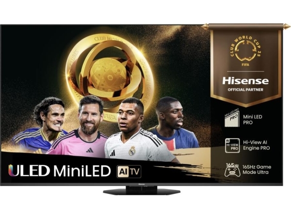 Hisense 85U8q, 2,16 M (85"), 3840 X 2160 Pixel, Uled, Smart Tv, Wi-Fi, Sort, Grå