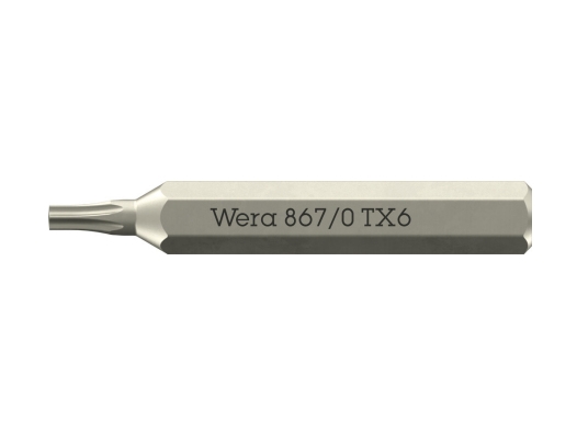 Wera 05058131001, 1 Stück, Torx Plus, Tx6, 30 Mm